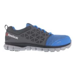REEBOK WORK Women's Sublite Cushion Work Alloy Toe Work Shoes, Blue/ Grey 11 REEBOK WORK Women's Sublite Cushion Work Alloy Toe Work Shoes, Blue/ Grey -Best Shoe Store 2033645 408 alt4
