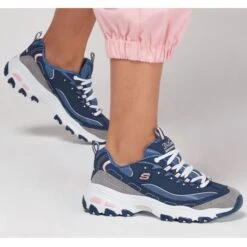 SKECHERS Women's D'Lites - New Journey Sneaker -Best Shoe Store 2071168 402 alt5