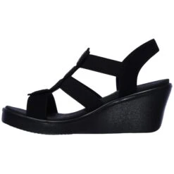 SKECHERS Women's Rumble On Camp Glam Wedge Sandal 10 SKECHERS Women's Rumble On Camp Glam Wedge Sandal -Best Shoe Store 2079421 001 alt2