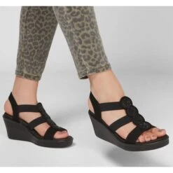 SKECHERS Women's Rumble On Camp Glam Wedge Sandal 13 SKECHERS Women's Rumble On Camp Glam Wedge Sandal -Best Shoe Store 2079421 001 alt5